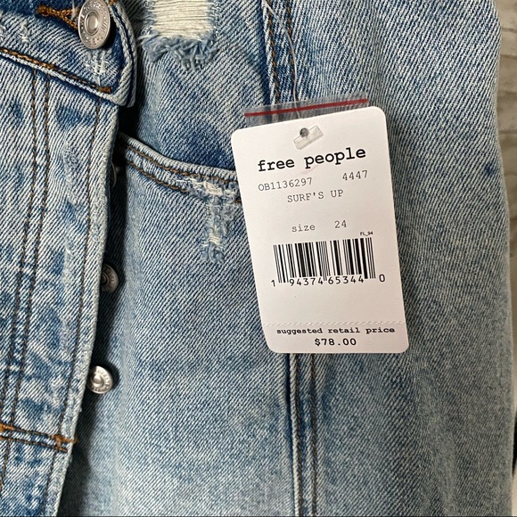 Free People | Wrap Denim Skirt | NWT - Picture 6 of 7